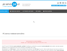 Tablet Screenshot of pc-servis24.cz